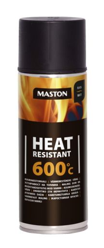 SPRAYPAINT 400ml Спрей топлоустойчив черен +600°C