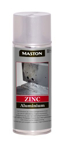 SPRAYPAINT 400ml Спрей за Алуминий и Цинк, сребрист металик