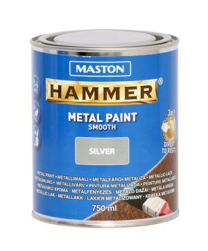 PAINT 3 in1 HAMMER 750ml Боя Hammer сребро гладка