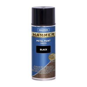 SPRAYPAINT 400ml Спрей боя Hammer гладка, черна